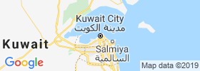 Kuwait City map